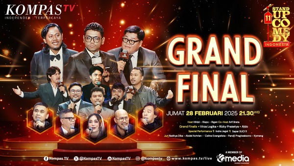 Grand Final SUCI 11, 3 Komika Guncang Balai Sarbini